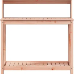 vidaXL Plantningsbænke^plantebord med hylder 108x50x109,5 cm massivt douglasgran - Planteborde