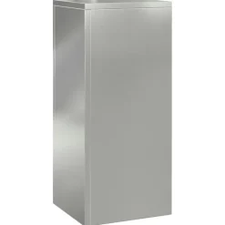 vidaXL Plantestativer^Planteholdere 2 pcs Sølv 24 x 24 x 55 cm Galvaniseret stål