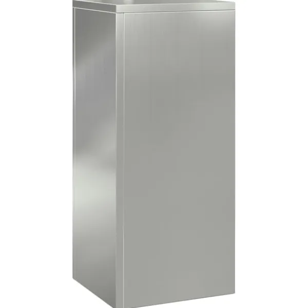vidaXL Plantestativer^Planteholdere 2 pcs Sølv 24 x 24 x 55 cm Galvaniseret stål