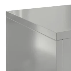 vidaXL Plantestativer^Planteholdere 2 pcs Sølv 24 x 24 x 55 cm Galvaniseret stål