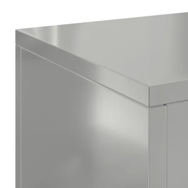 vidaXL Plantestativer^Planteholdere 2 pcs Sølv 24 x 24 x 55 cm Galvaniseret stål