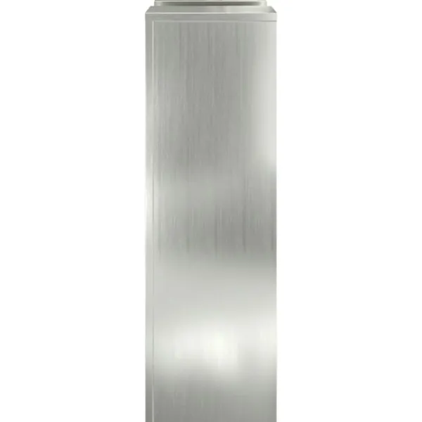 Hot Planteholdere 2 pcs Sølv 24 x 24 x 75 cm Galvaniseret stål Plantestativer
