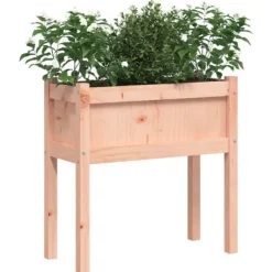 Hot plantekasse med ben 70x31x70 cm massivt douglasgran - Plantekrukker Krukker & Plantebeholdere