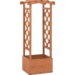 vidaXL Buer, Spalier, Lysthuse Uden Tag^plantekasse med espalier 49x39x117 cm fyrretræ - Plantekrukker