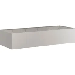Discount plantekasse rustfarvet 200x80x40 cm forvitringsstål Krukker & Plantebeholdere