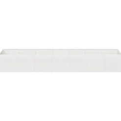 vidaXL Plantningsbænke^plantekasse 280x80x40 cm rustfrit stål