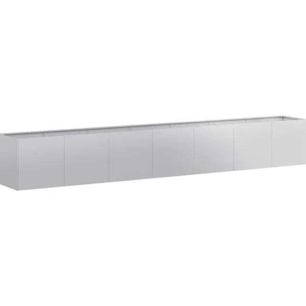Sale plantekasse 280x40x40 cm galvaniseret stål Plantestativer