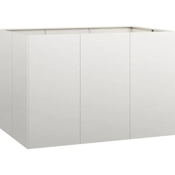 Sale plantekasse 120x80x80 cm rustfrit stål Krukker & Plantebeholdere