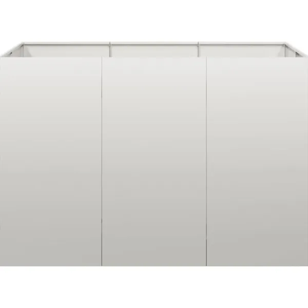 Sale plantekasse 120x80x80 cm rustfrit stål Krukker & Plantebeholdere