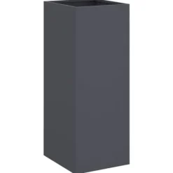 vidaXL Krukker & Plantebeholdere^plantekasse 32x29x75 cm koldvalset stål antracitgrå - Plantekrukker