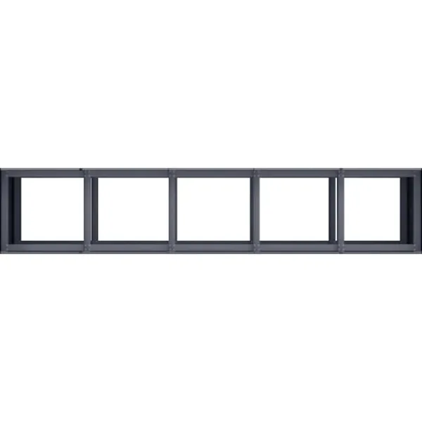 vidaXL Krukker & Plantebeholdere^plantekasse 200x40x80 cm koldvalset stål antracitgrå