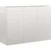 vidaXL Krukker & Plantebeholdere^plantekasse 120x40x80 cm rustfrit stål
