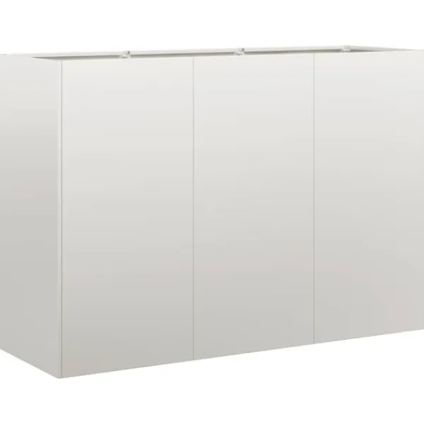 vidaXL Krukker & Plantebeholdere^plantekasse 120x40x80 cm rustfrit stål