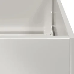 vidaXL Krukker & Plantebeholdere^plantekasse 120x40x80 cm rustfrit stål