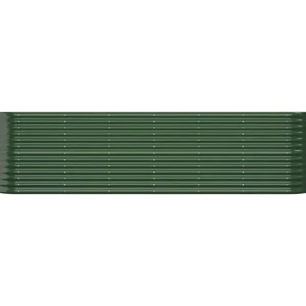 vidaXL Krukker & Plantebeholdere^plantekasse 260x40x68 cm pulverlakeret stål grøn - Plantekrukker