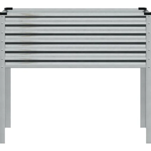 Outlet plantekrukke 100x41x90 cm galvaniseret stål Plantningsbænke