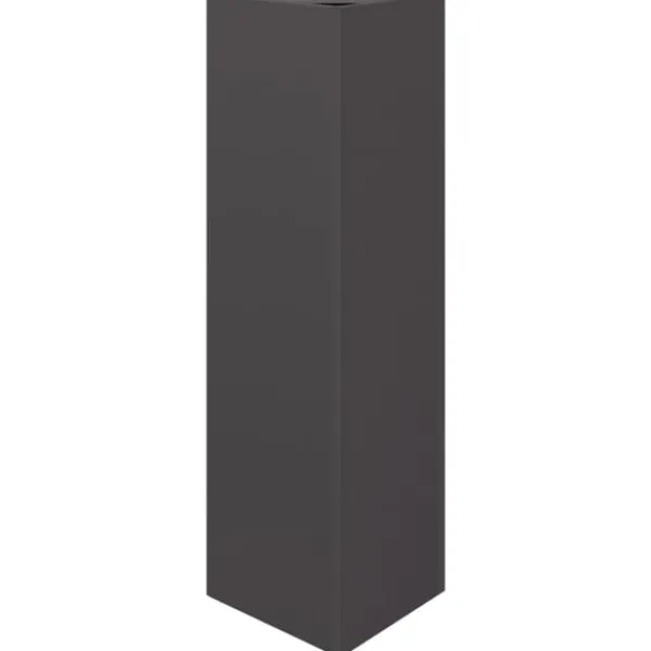 Best plantekrukke 30x26x75 cm trekantet stål sort Krukker & Plantebeholdere