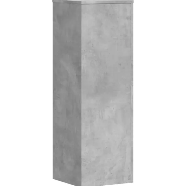 vidaXL Plantestativer^plantestativ 33x33x100 cm konstrueret træ betongrå