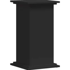 Discount plantestativ 33x33x60 cm konstrueret træ sort Plantestativer