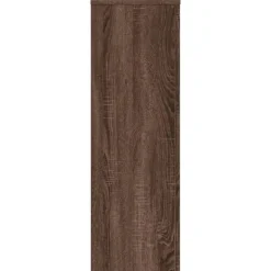 plantestativ 33x33x100 cm konstrueret træ brun egetræsfarve Plantestativer