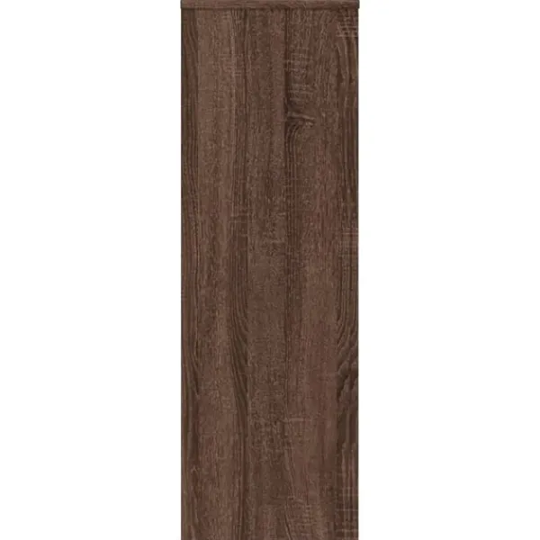 plantestativ 33x33x100 cm konstrueret træ brun egetræsfarve Plantestativer