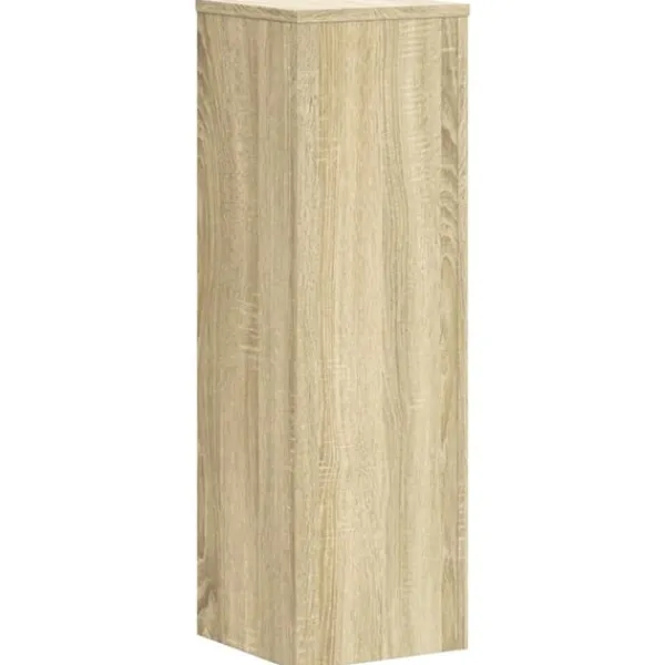 Outlet plantestativer 2 stk. 25x25x80 cm konstrueret træ sonoma-eg Plantestativer