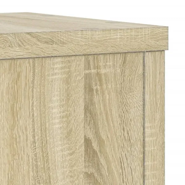 Outlet plantestativer 2 stk. 25x25x80 cm konstrueret træ sonoma-eg Plantestativer