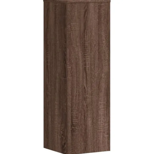 vidaXL Plantestativer^plantestativer 2 stk. 33x33x100 cm konstrueret træ brunt eg