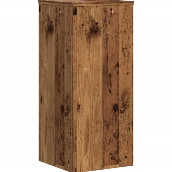 Hot plantestativer 2 stk. 30x30x70 cm konstrueret træ antikt træ Plantestativer
