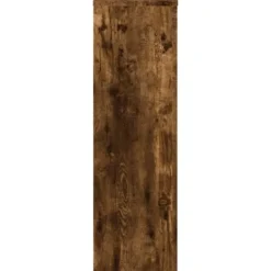 vidaXL Plantestativer^plantestativer 2 stk. 25x25x80 cm konstrueret træ røget eg