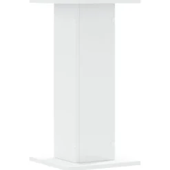 Discount plantestativer 2 stk. 30x30x60 cm konstrueret træ hvid Plantestativer