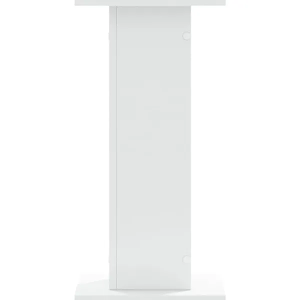 Discount plantestativer 2 stk. 30x30x60 cm konstrueret træ hvid Plantestativer