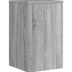 vidaXL Plantestativer^plantestativer 2 stk. 30x30x50 cm konstrueret træ grå sonoma-eg