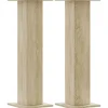 Clearance plantestativer 2 stk. 30x30x95 cm konstrueret træ sonoma-eg Plantestativer