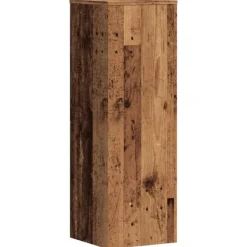 vidaXL Postkasser & Brevindkast^plantestativer 2 stk. 33x33x100 cm konstrueret træ antikt træ