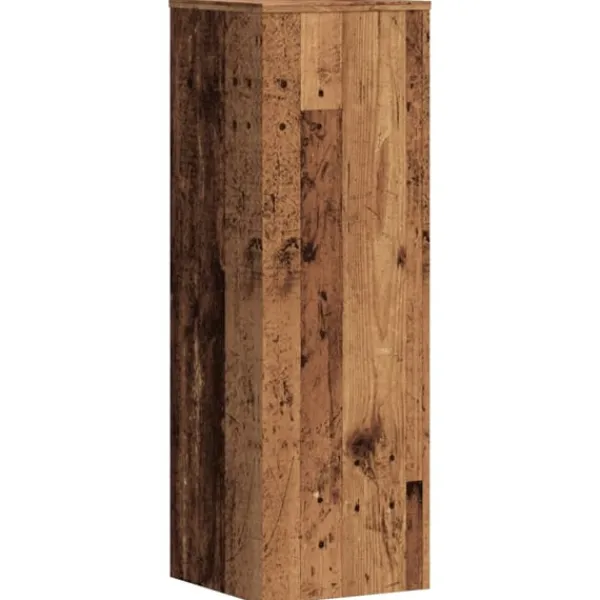 vidaXL Postkasser & Brevindkast^plantestativer 2 stk. 33x33x100 cm konstrueret træ antikt træ