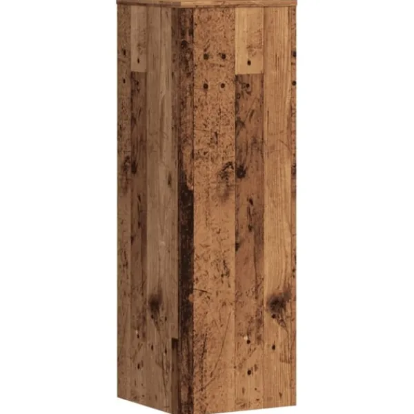 vidaXL Postkasser & Brevindkast^plantestativer 2 stk. 33x33x100 cm konstrueret træ antikt træ