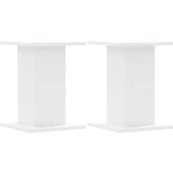 vidaXL Plantestativer^plantestativer 2 stk. 30x30x40 cm konstrueret træ hvid