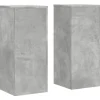vidaXL Plantestativer^plantestativer 2 stk. 30x30x70 cm konstrueret træ betongrå