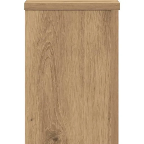 Best plantestativer 2 stk. 20x20x30 cm konstrueret træ egetræsfarvet Plantestativer