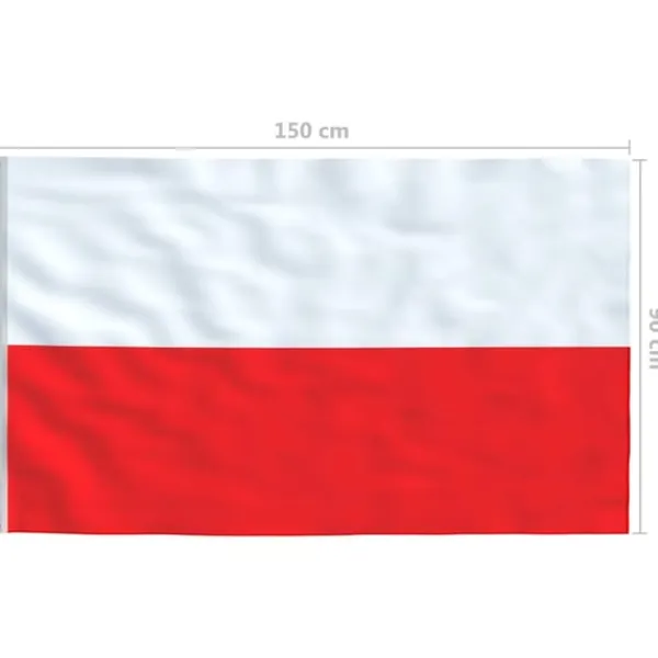 Discount polsk flag 90x150 cm Flag & Vindposer