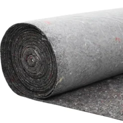 vidaXL Haveduge^Pool Fleece Grå 1 x 50 m Polyester og bomuld