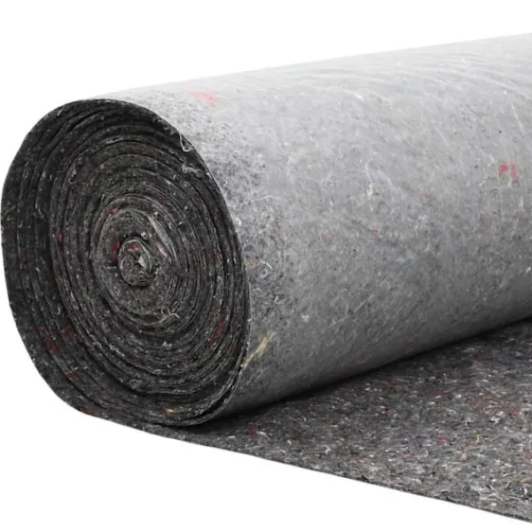 vidaXL Haveduge^Pool Fleece Grå 1 x 50 m Polyester og bomuld