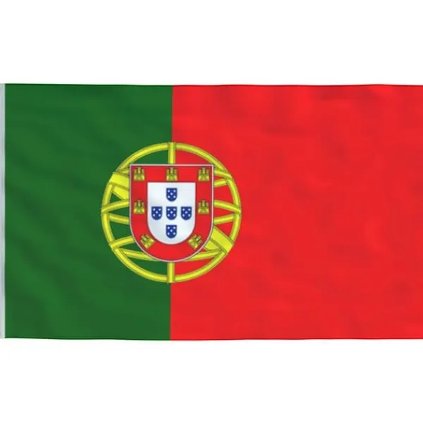 Best Portugal flag og flagstang 6,23 m aluminium - Flag & vimpler Flag & Vindposer