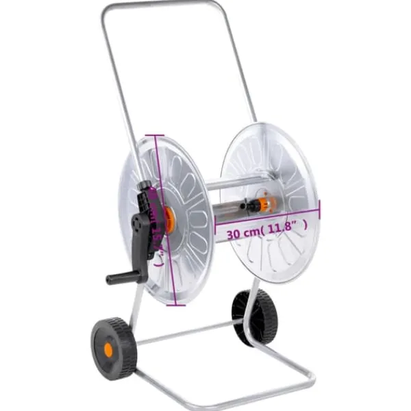 Online slangetromle til 80 m 1/2" eller 50 m 3/4" slange stål - Opbevaring af haveslanger Vanding