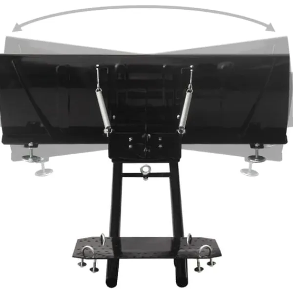 vidaXL Snerydning^snerydder til ATV 115x38 cm sort - Sneskovle