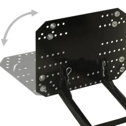 vidaXL Snerydning^snerydder til ATV 115x38 cm sort - Sneskovle