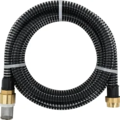 sugeslange med messingkoblinger 1,1" 15 m PVC sort - Haveslanger Vanding