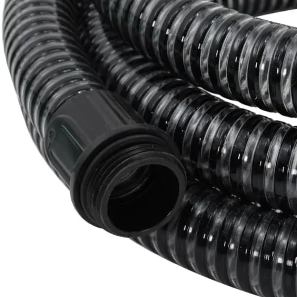 sugeslange med messingkoblinger 1,1" 15 m PVC sort - Haveslanger Vanding