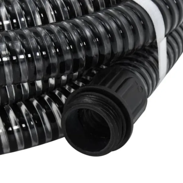 Hot sugeslange med messingkoblinger 1,1" 3 m PVC sort - Haveslanger Vanding